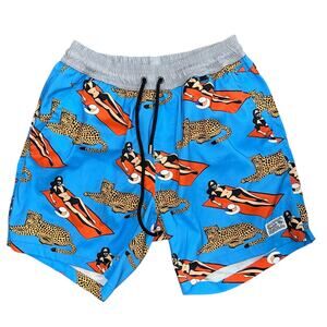 Baja Llama The Purrfect Woman Stretch Swim Trunks